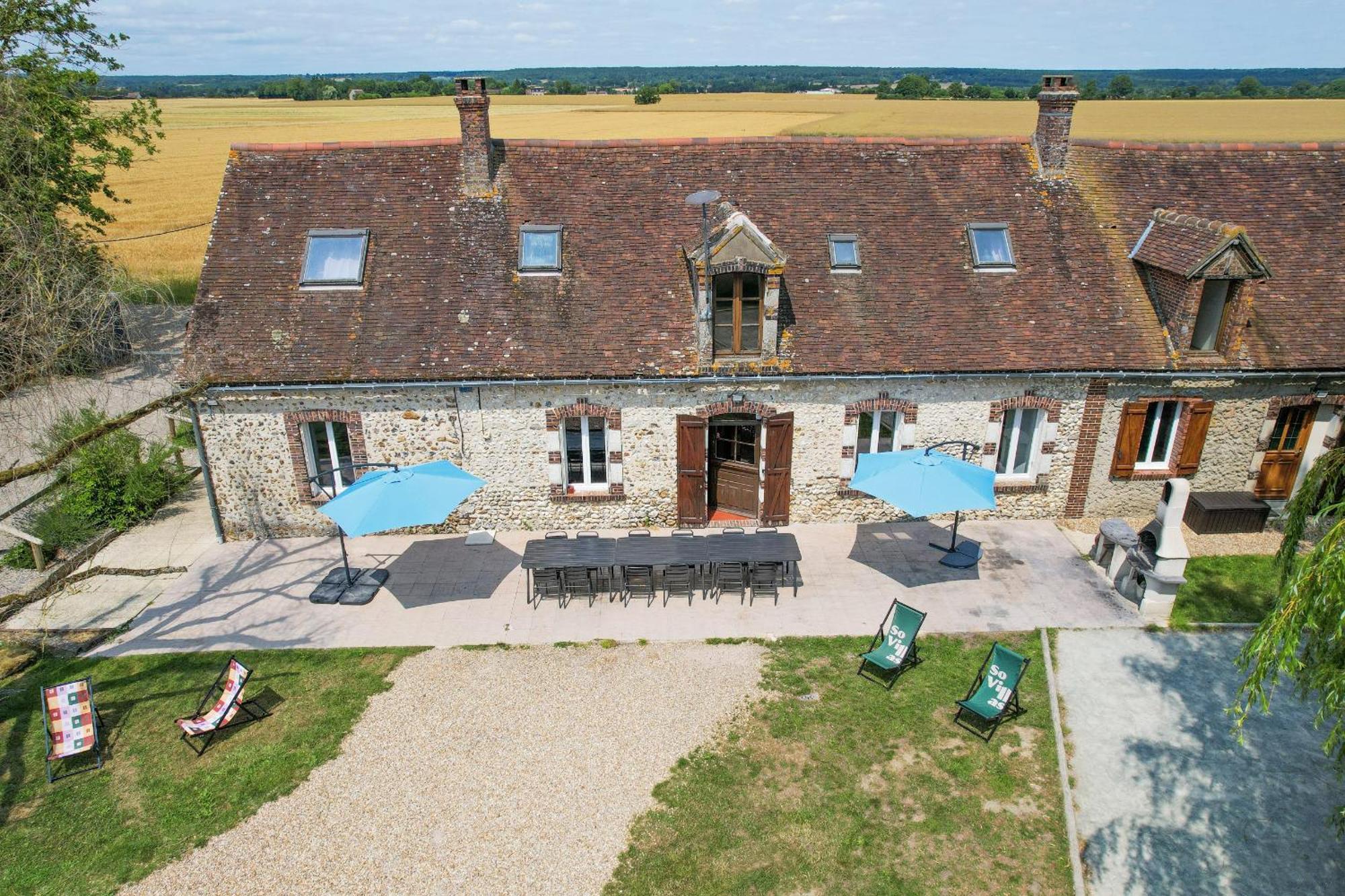 Crazy Villa Champs Corons 61 - Interior Heated Pool - 2H From Paris - 30P Les Menus Exterior photo
